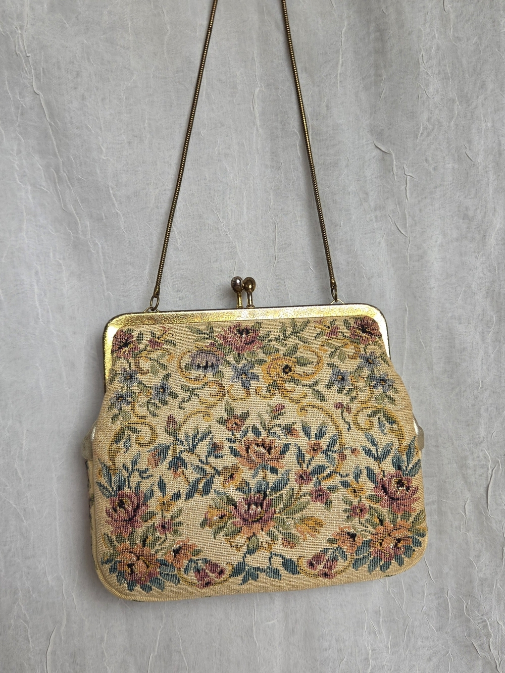 Vintage G.H.L. "Princess Style" Tapestry Evening Bag